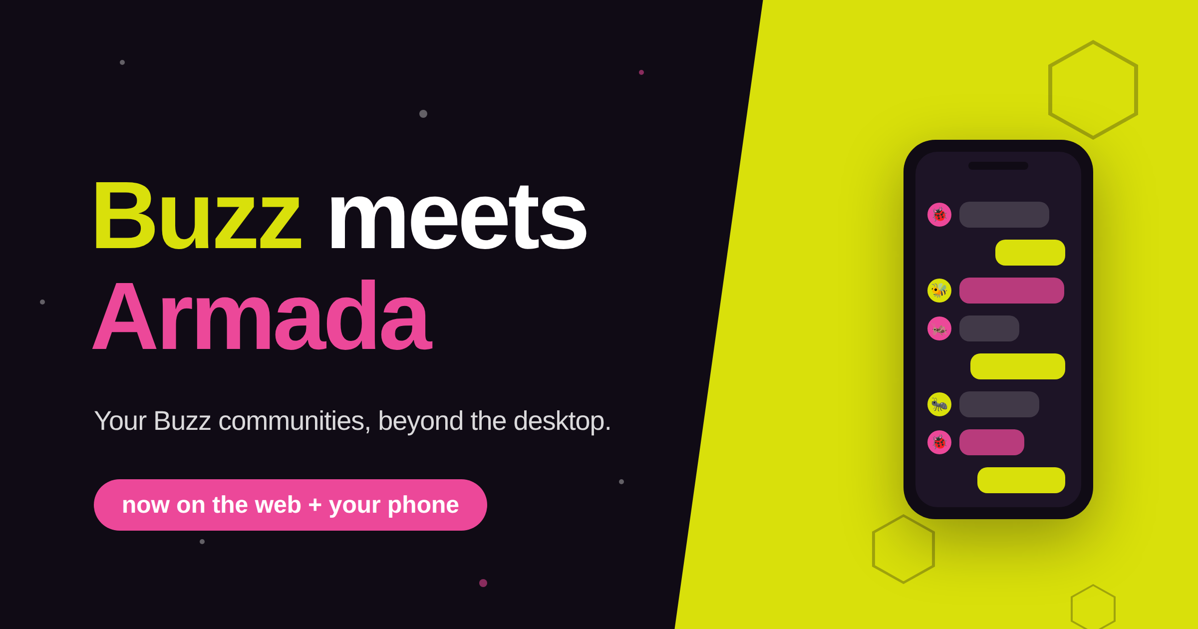 Use Buzz on Your Phone: Armada Adds Buzz Communities