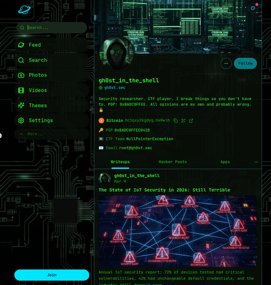 Hacker theme