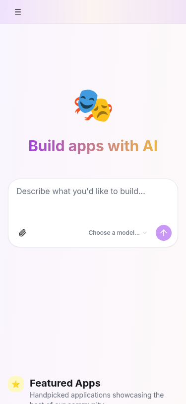 Shakespeare — AI app builder