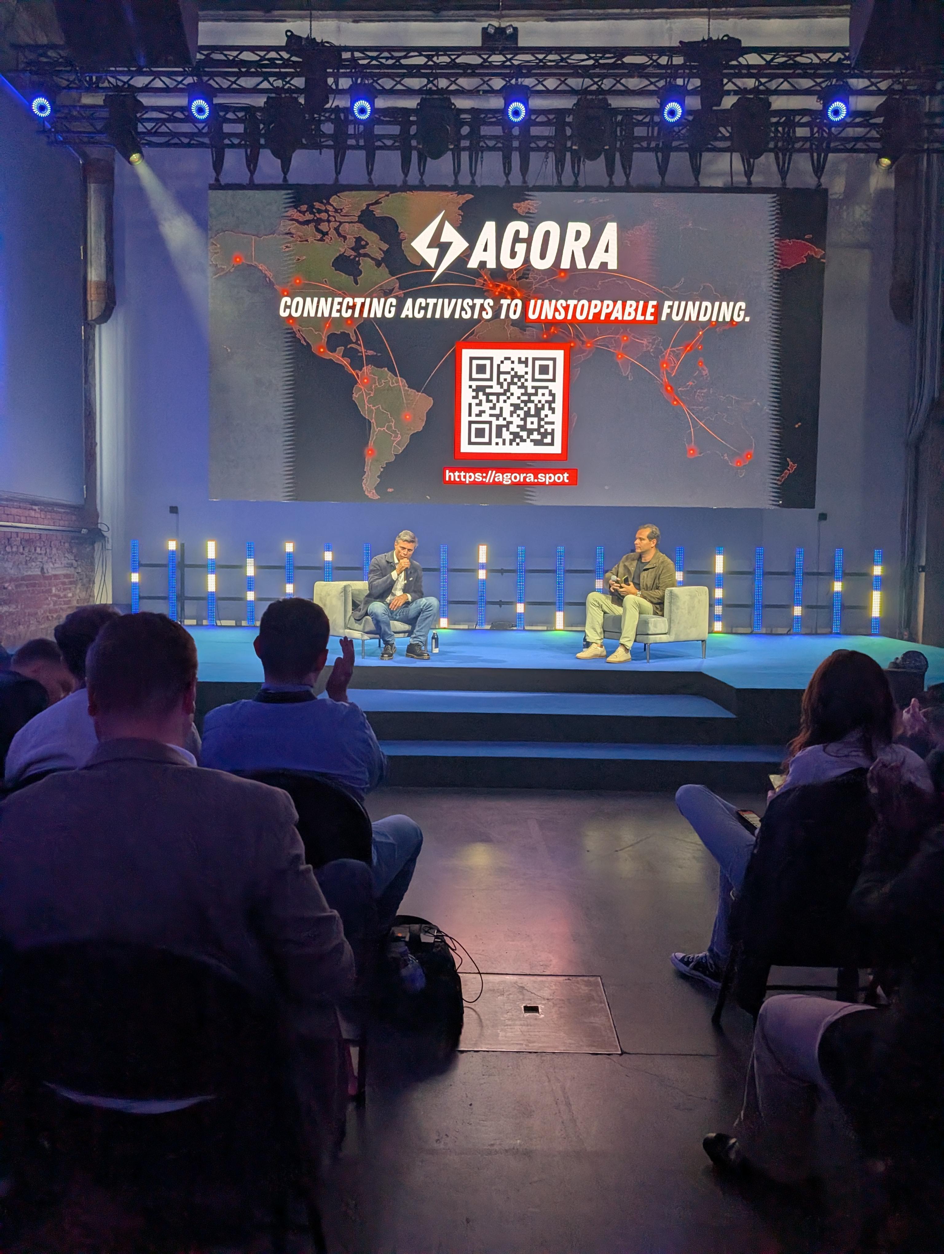 Agora presented at Oslo Freedom Forum by Leopoldo López, May 2026