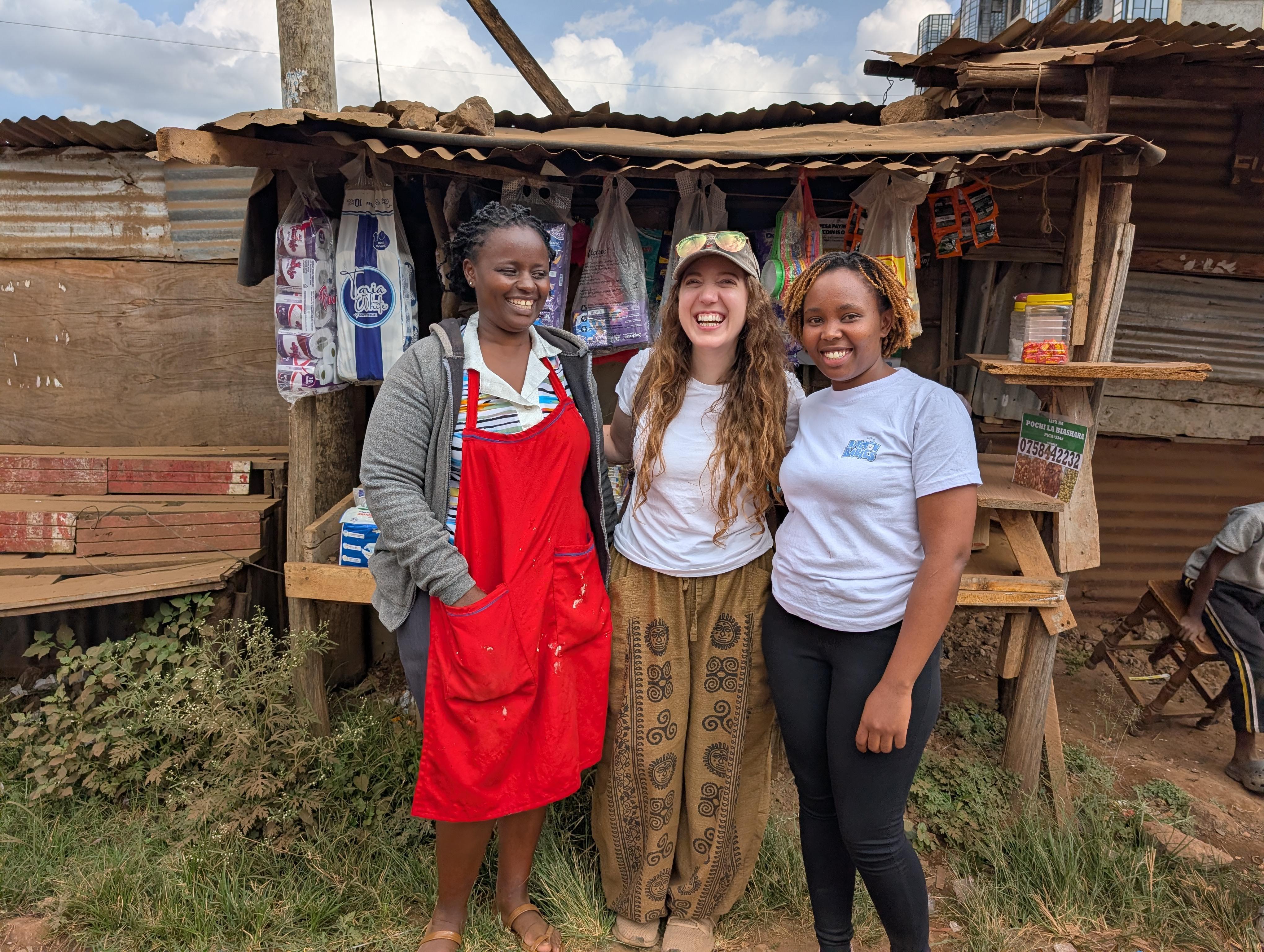 MK Fain with Bitcoin Babies merchants in Kenya