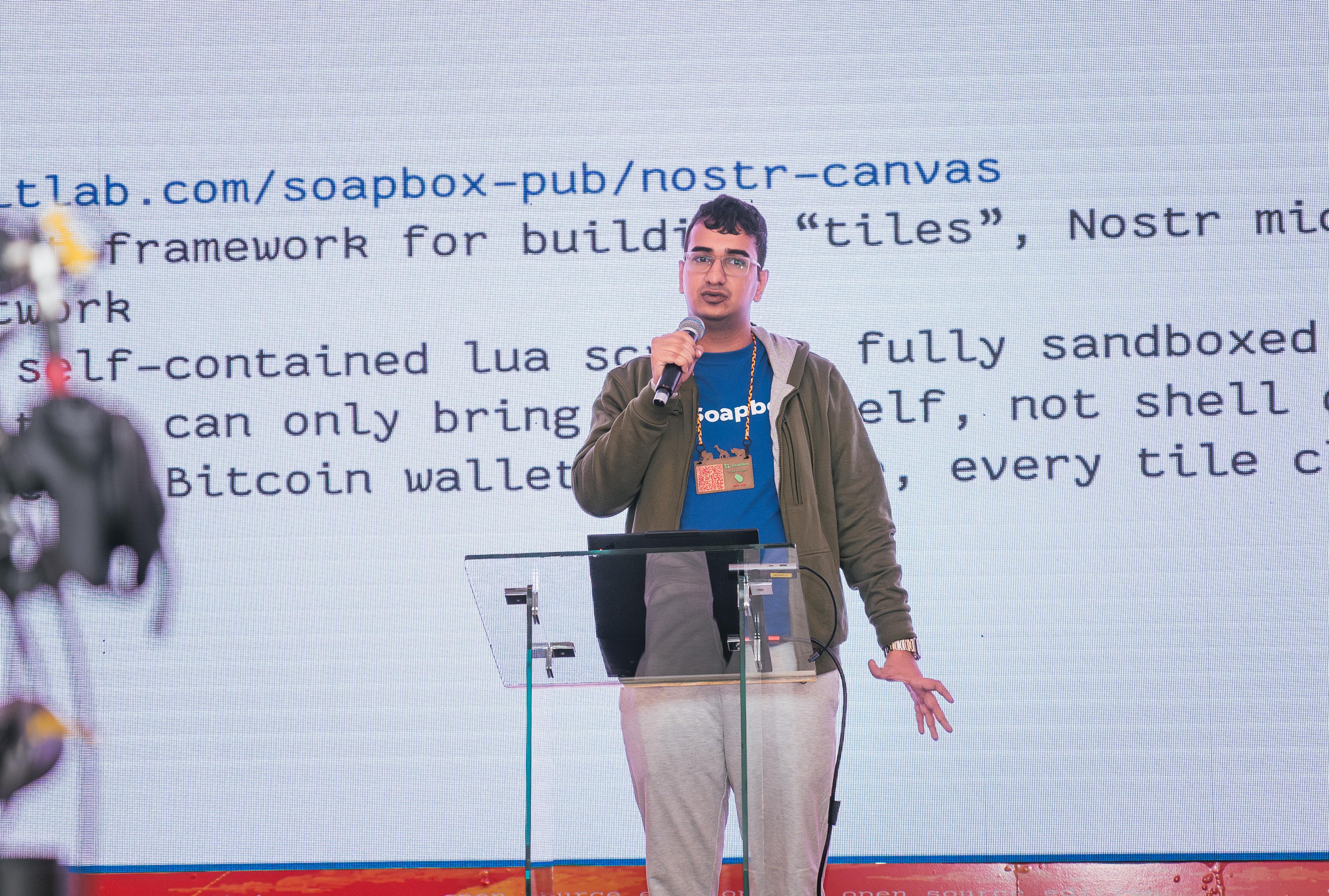 Shantaram presents at BTC++ Nairobi