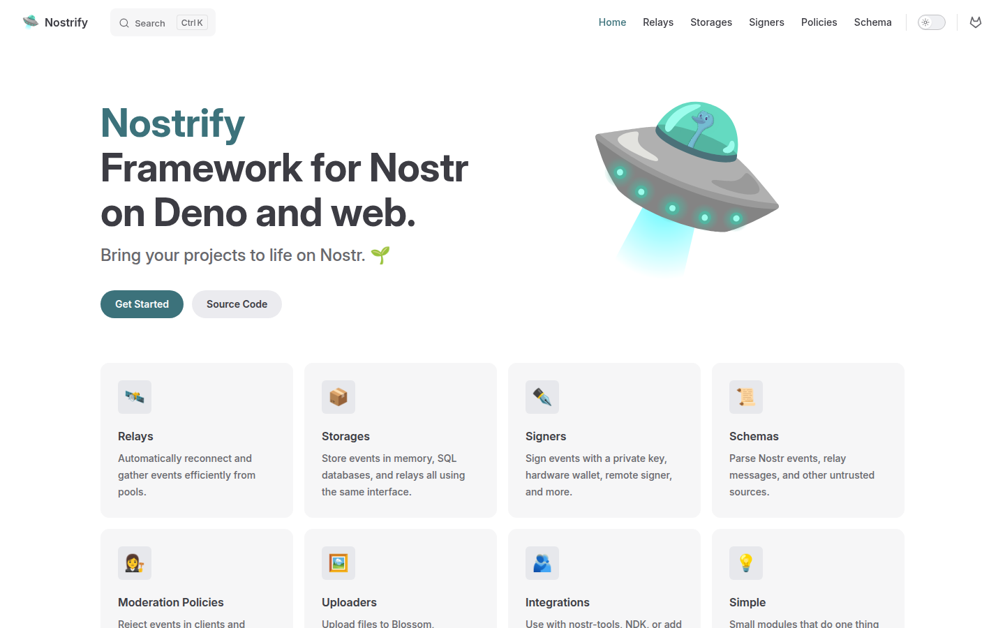 Nostrify — TypeScript framework for Nostr development