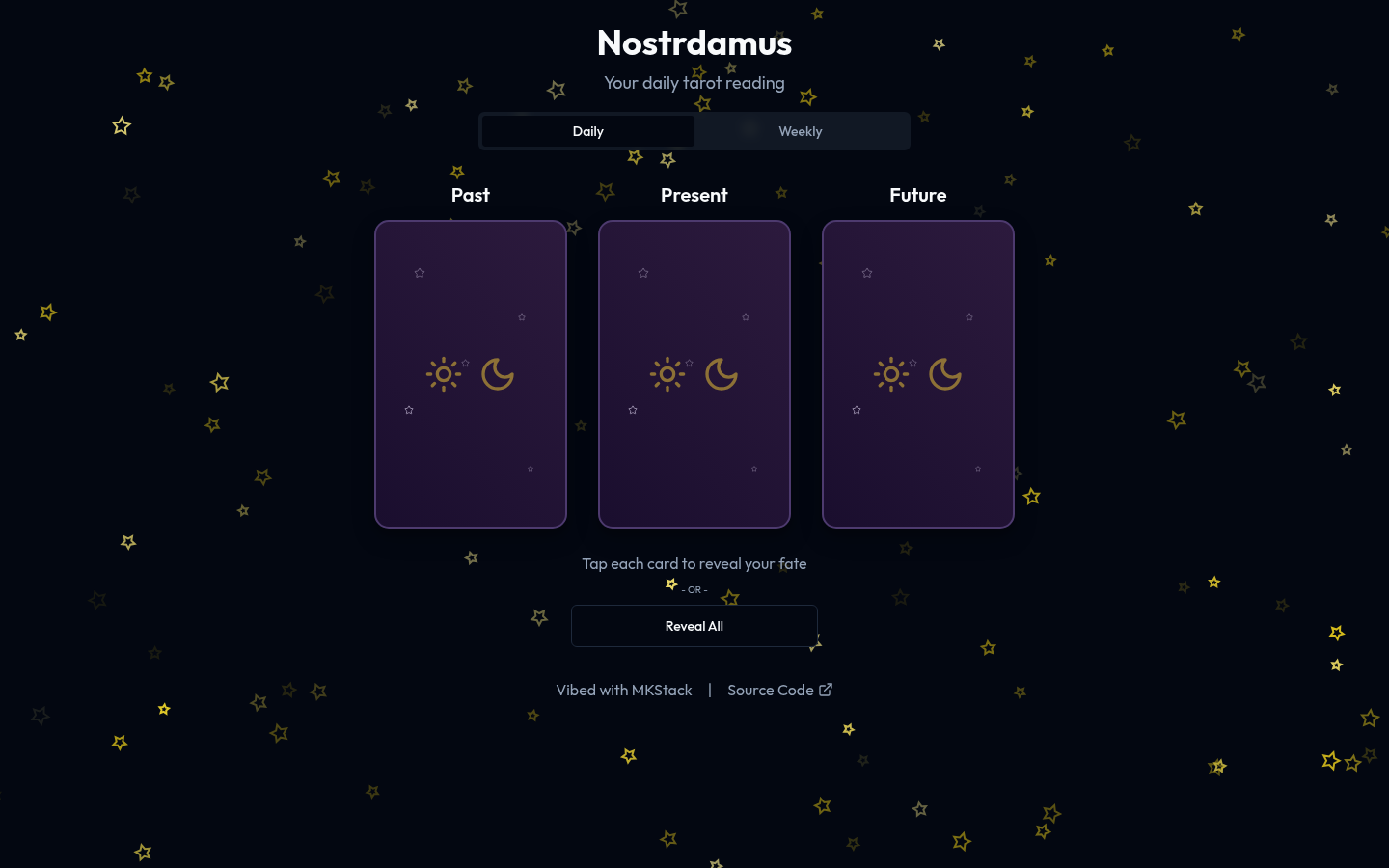 Nostrdamus screenshot